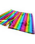 Rainbow Metallic Shorts