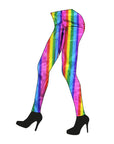 Metallic Leggings (Rainbow)