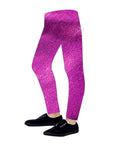 Children's Metallic Leggings (Hot Pink)