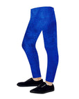 Children's Metallic Leggings (Blue)
