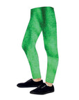 Children's Metallic Leggings (Green)