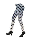 Mermaid Leggings (Silver Holographic)