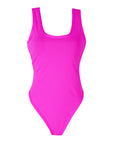 Fluro Pink 80s Leotard
