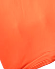 Fluro Orange 80s Leotard