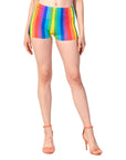 Rainbow Stripe Shorts