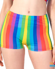 Rainbow Stripe Shorts