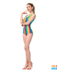 Adult Rainbow Stripe Leotard