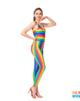 Adult Rainbow Unitard Jumpsuit