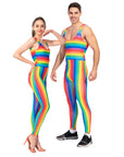 Adult Rainbow Unitard Jumpsuit