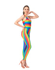 Adult Rainbow Unitard Jumpsuit