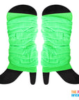 Fluro Green Leg Warmers