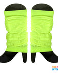 Fluro Yellow Leg Warmers