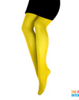 Yellow Plain Pantyhose