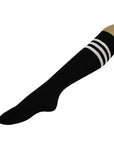 Black Sports Socks (3 Stripe)