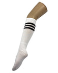 White Sports Socks (3 Stripe)