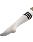 White Sports Socks (3 Stripe)