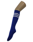 Blue Sports Socks (3 Stripe)