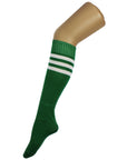 Green Sports Socks (3 Stripe)