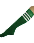 Green Sports Socks (3 Stripe)