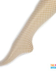 White Fishnet Pantyhose