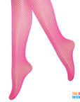 Pink Fishnet Pantyhose