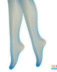 Light Blue Fishnet Pantyhose