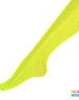Yellow Fishnet Pantyhose