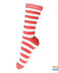Long Stripe Socks (Red & White)