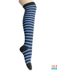 Long Over the Knee Socks (Black & Blue)