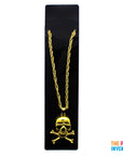 Big Gold Skull Necklace