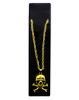 Big Gold Skull Necklace