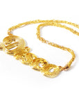 Gold Disco Bling Necklace