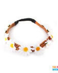 Hippie Daisy Flower Headband