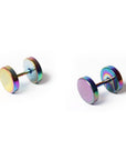 Multicolour Faux Stretcher Earrings (8mm)