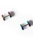 Multicolour Faux Stretcher Earrings (8mm)