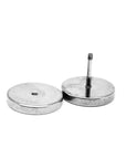 Silver Faux Stretcher Earrings (12mm)