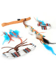 Deluxe Native American Costume Accessory Set (Blue Feather)