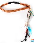 Native American Hippie Headband with Feathers