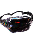 Black Iridescent Bum Bag