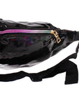 Black Iridescent Bum Bag
