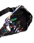 Black Iridescent Bum Bag