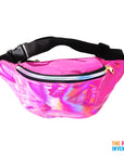 Fluro Pink Iridescent Bum Bag