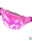 Fluro Pink Iridescent Bum Bag