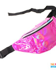 Fluro Pink Iridescent Bum Bag