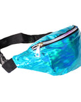 Blue Iridescent Bum Bag