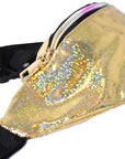 Gold Hologram Bum Bag