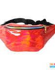 Red Iridescent Bum Bag