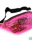 Pink Transparent Bum Bag