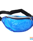 Blue Transparent Bum Bag