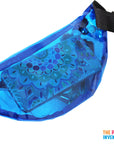 Blue Transparent Bum Bag